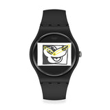 SWATCH Mod. MICKEY BLANC SUR NOIR - KEITH HARING SERIE